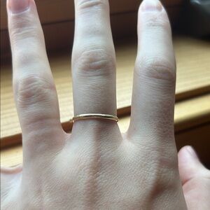 14k Solid Gold Polished Band Size 8
